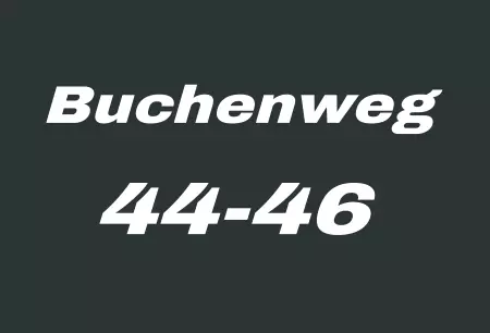 Strassen - Hausnummern Buchenweg 44-46 Bild