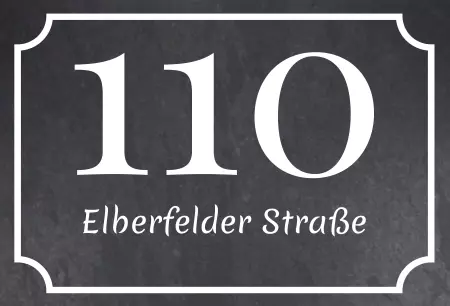  Strassen - Hausnummern Elberfelder Straße 110 Bild