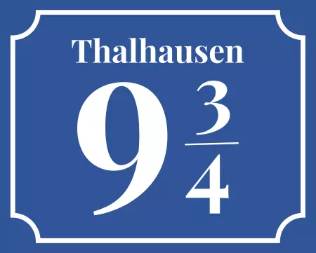 Strassen - Hausnummern Thalhausen 9 3/4 Bild